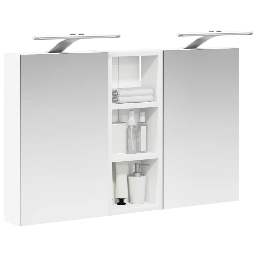 Badkamerkastenset 3 st 80 x 10,5 x 50 cm Bewerkt hout
