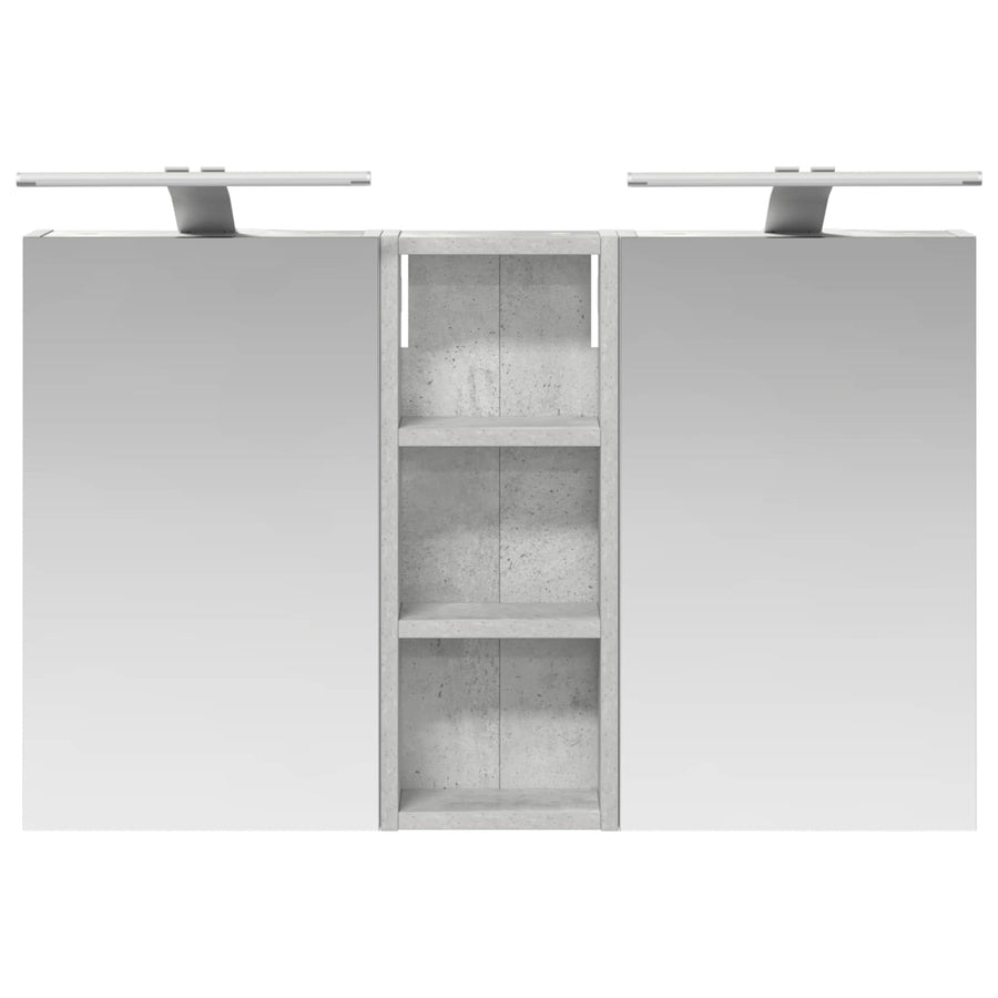 Badkamerkastenset 3 pcs 80 x 10,5 x 50 cm Bewerkt hout
