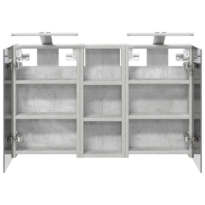 Badkamerkastenset 3 pcs 80 x 10,5 x 50 cm Bewerkt hout