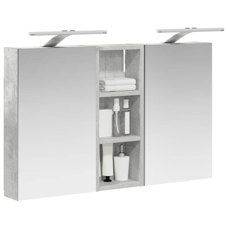 Badkamerkastenset 3 pcs 80 x 10,5 x 50 cm Bewerkt hout