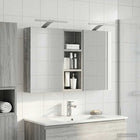 Bathroom Cabinet Set 3 pcs 80 x 10.5 x 50 cm Engineered Wood