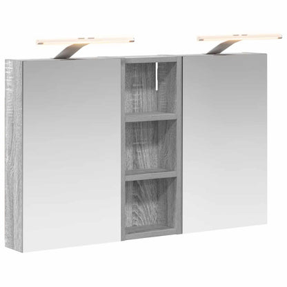 Badkamerkastenset 3 pcs 80 x 10,5 x 50 cm Bewerkt hout