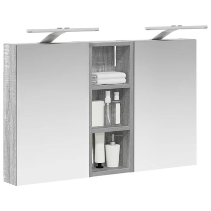 Badkamerkastenset 3 pcs 80 x 10,5 x 50 cm Bewerkt hout