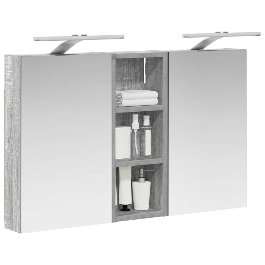 Badkamerkastenset 3 pcs 80 x 10,5 x 50 cm Bewerkt hout
