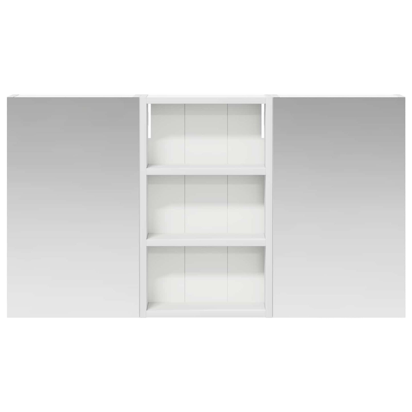 Badkamerkastenset 3 pcs 90 x 10,5 x 50 cm Bewerkt hout