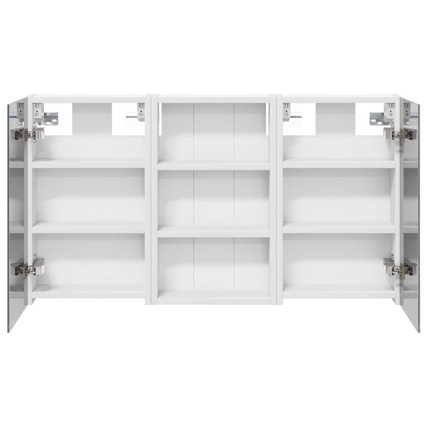 Badkamerkastenset 3 pcs 90 x 10,5 x 50 cm Bewerkt hout