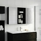 Bathroom Cabinet Set 3 pcs 90 x 10.5 x 50 cm Engineered Wood