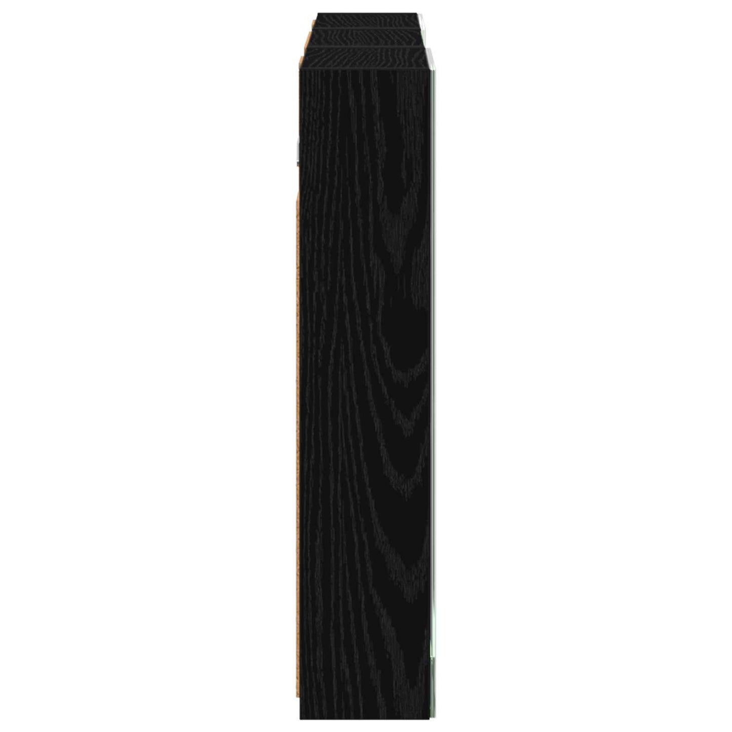 Badkamerkastenset 3 pcs 90 x 10,5 x 50 cm Bewerkt hout