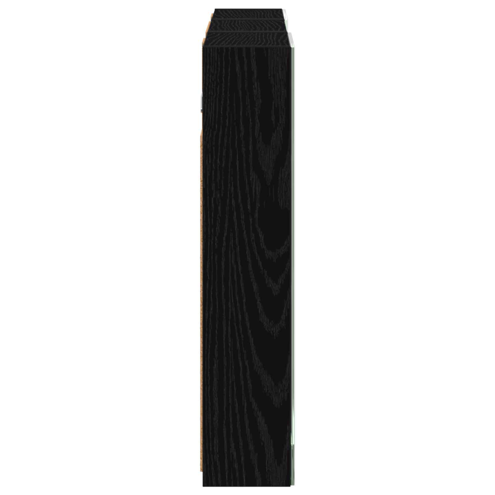 Badkamerkastenset 3 pcs 90 x 10,5 x 50 cm Bewerkt hout