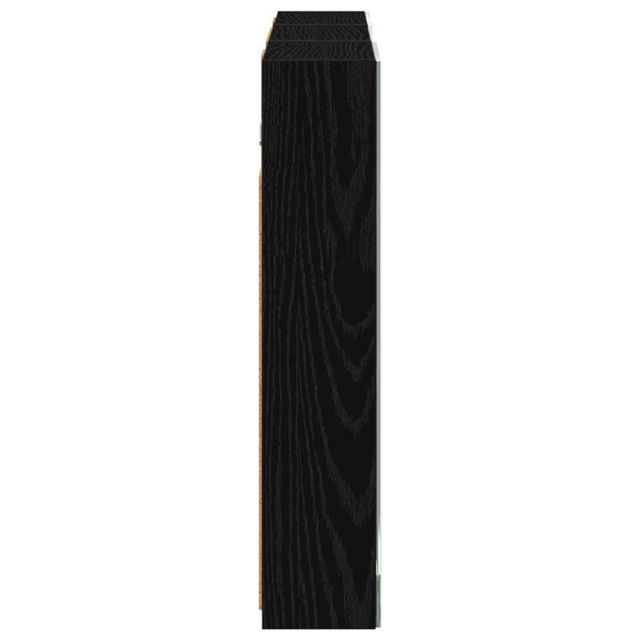 Badkamerkastenset 3 pcs 90 x 10,5 x 50 cm Bewerkt hout