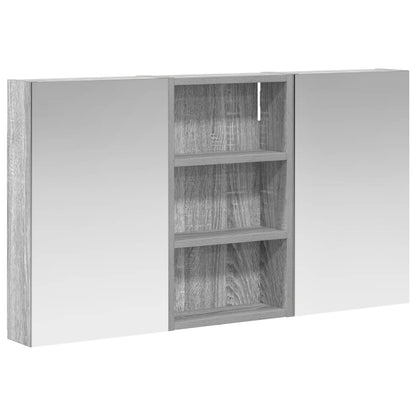 Badkamerkastenset 3 pcs 90 x 10,5 x 50 cm Bewerkt hout