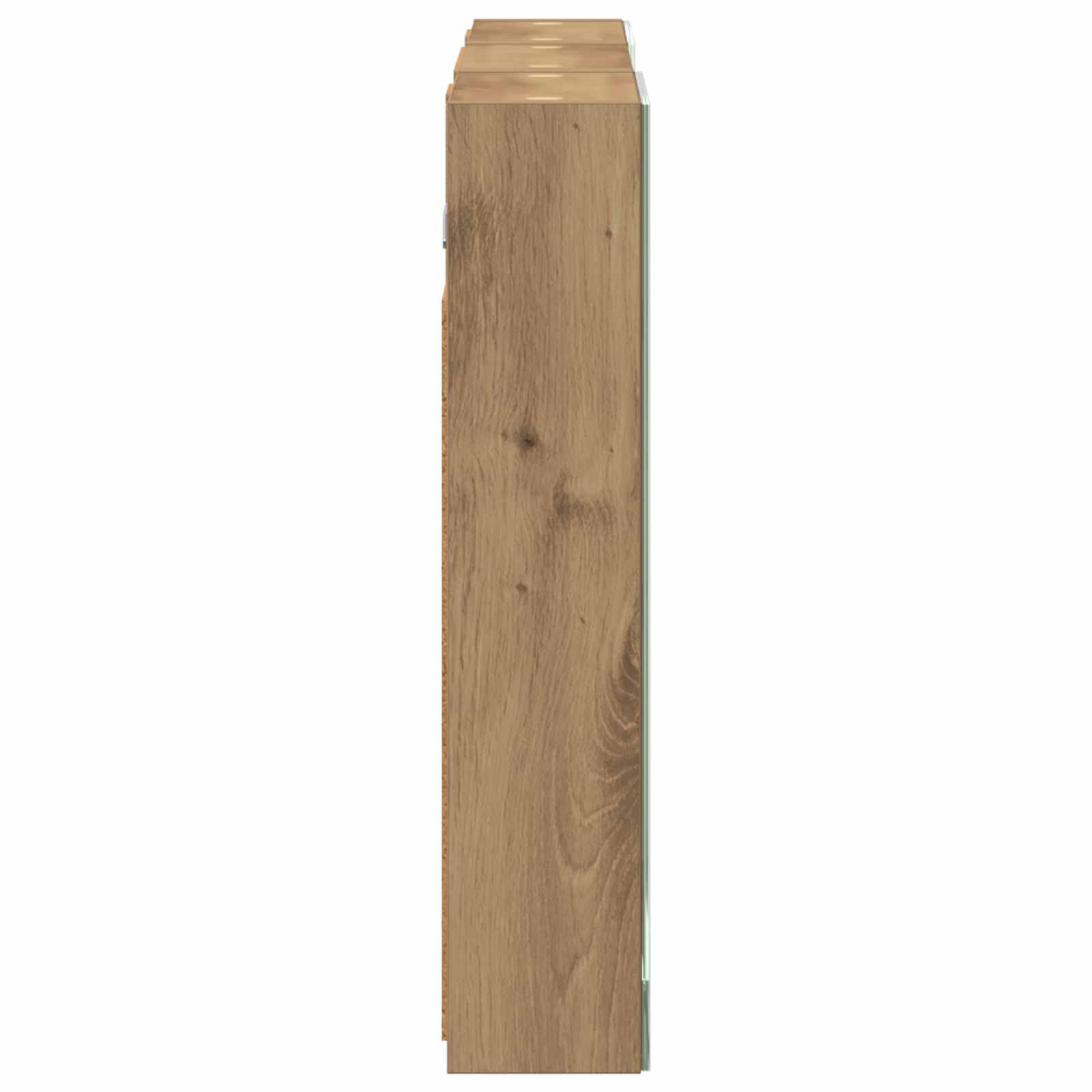 Badkamerkastenset 3 pcs 90 x 10,5 x 50 cm Bewerkt hout