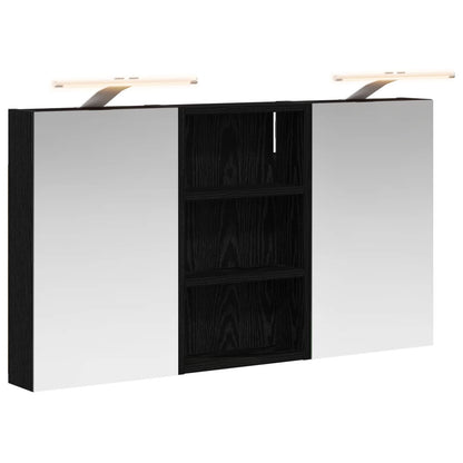 Badkamerkastenset 3 pcs 90 x 10,5 x 50 cm Bewerkt hout