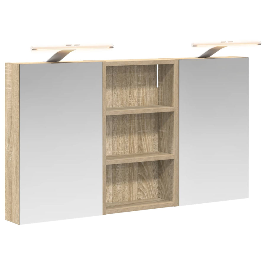 Badkamerkastenset 3 pcs 90 x 10,5 x 50 cm Bewerkt hout
