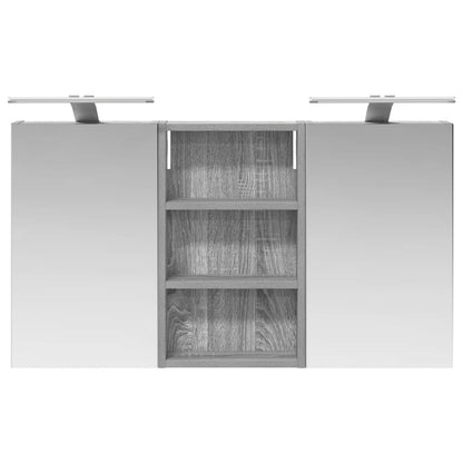 Badkamerkastenset 3 pcs 90 x 10,5 x 50 cm Bewerkt hout