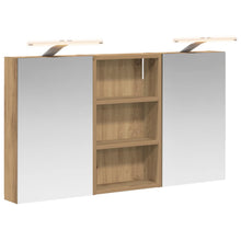 Badkamerkastenset 3 pcs 90 x 10,5 x 50 cm Bewerkt hout