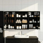 Bathroom Cabinet Set 3 pcs 100 x 10.5 x 50 cm Engineered Wood