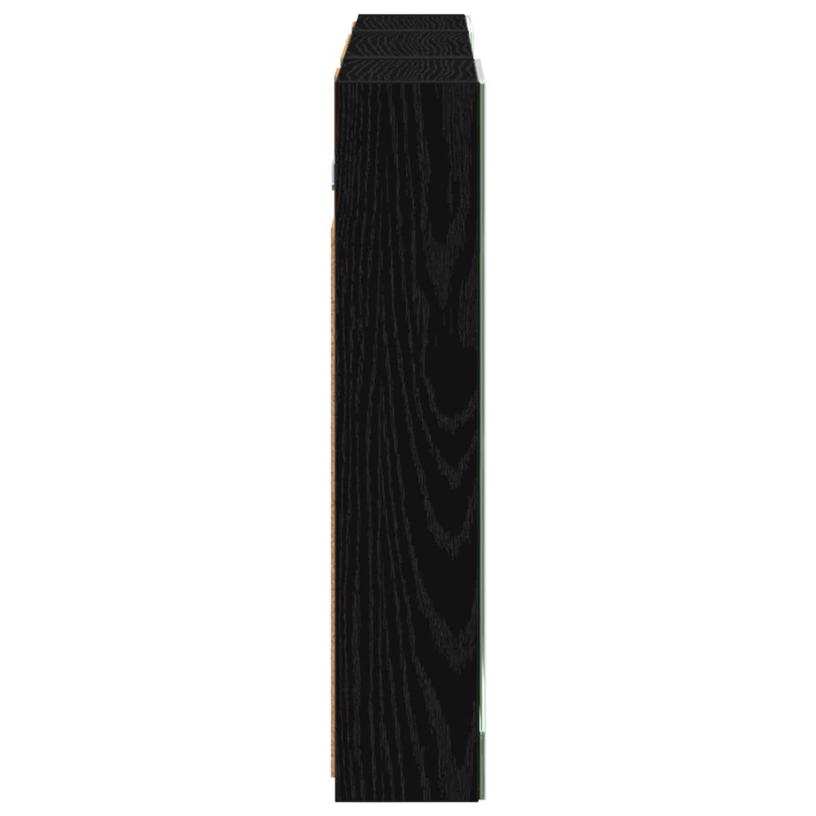 Badkamerkastenset 3 pcs 100 x 10,5 x 50 cm Bewerkt hout