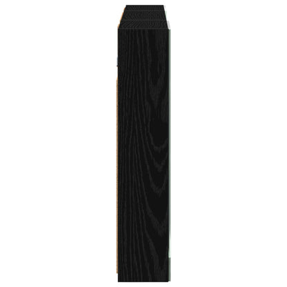 Badkamerkastenset 3 pcs 100 x 10,5 x 50 cm Bewerkt hout