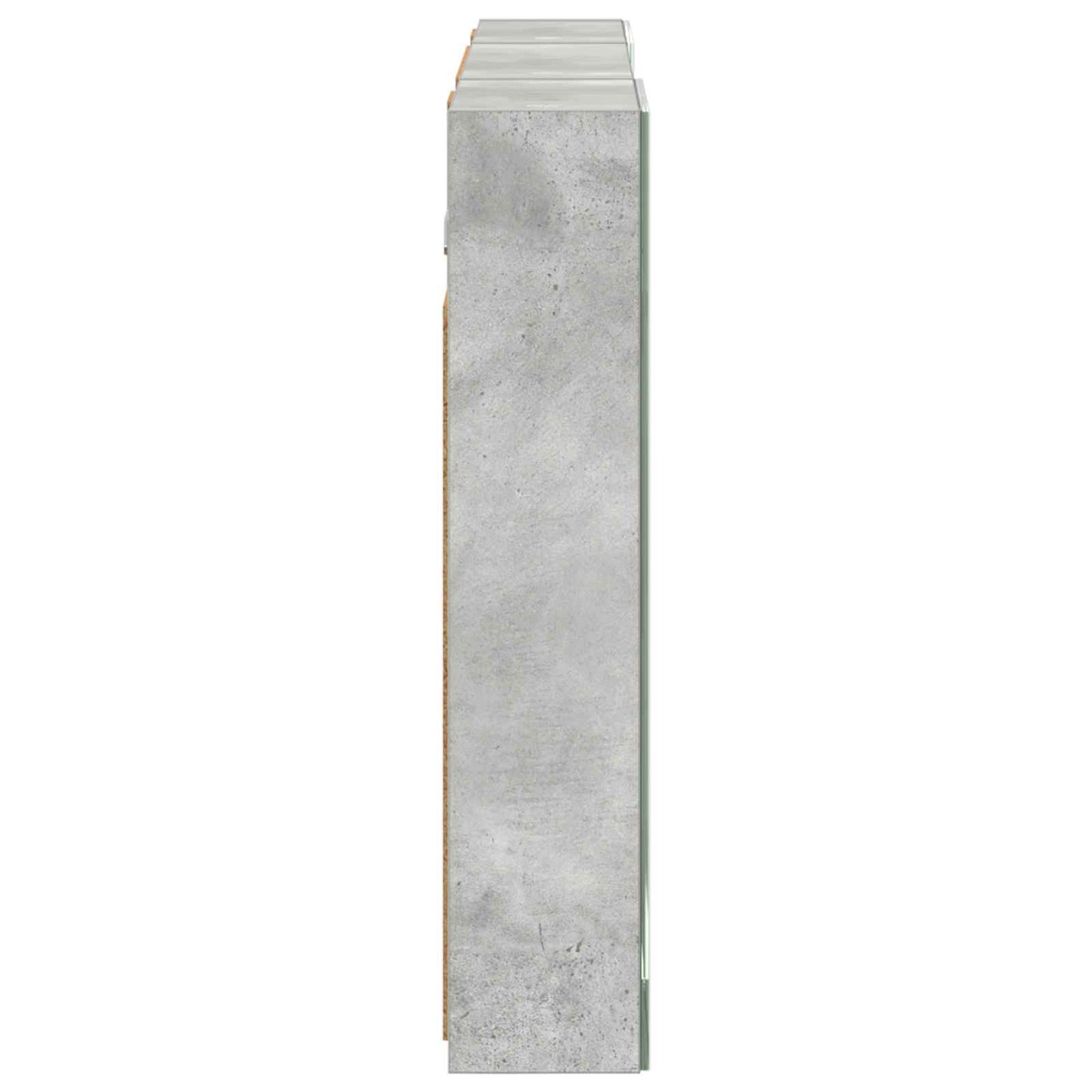 Badkamerkastenset 3 pcs 100 x 10,5 x 50 cm Bewerkt hout