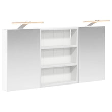 Badkamerkastenset 3 pcs 100 x 10,5 x 50 cm Bewerkt hout