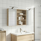 Bathroom Cabinet Set 3 pcs 100 x 10.5 x 50 cm Engineered Wood