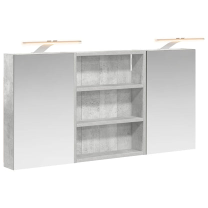 Badkamerkastenset 3 pcs 100 x 10,5 x 50 cm Bewerkt hout