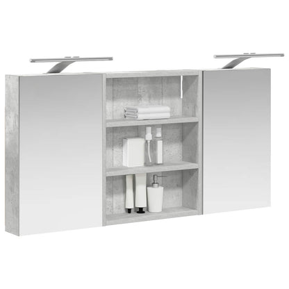Badkamerkastenset 3 pcs 100 x 10,5 x 50 cm Bewerkt hout