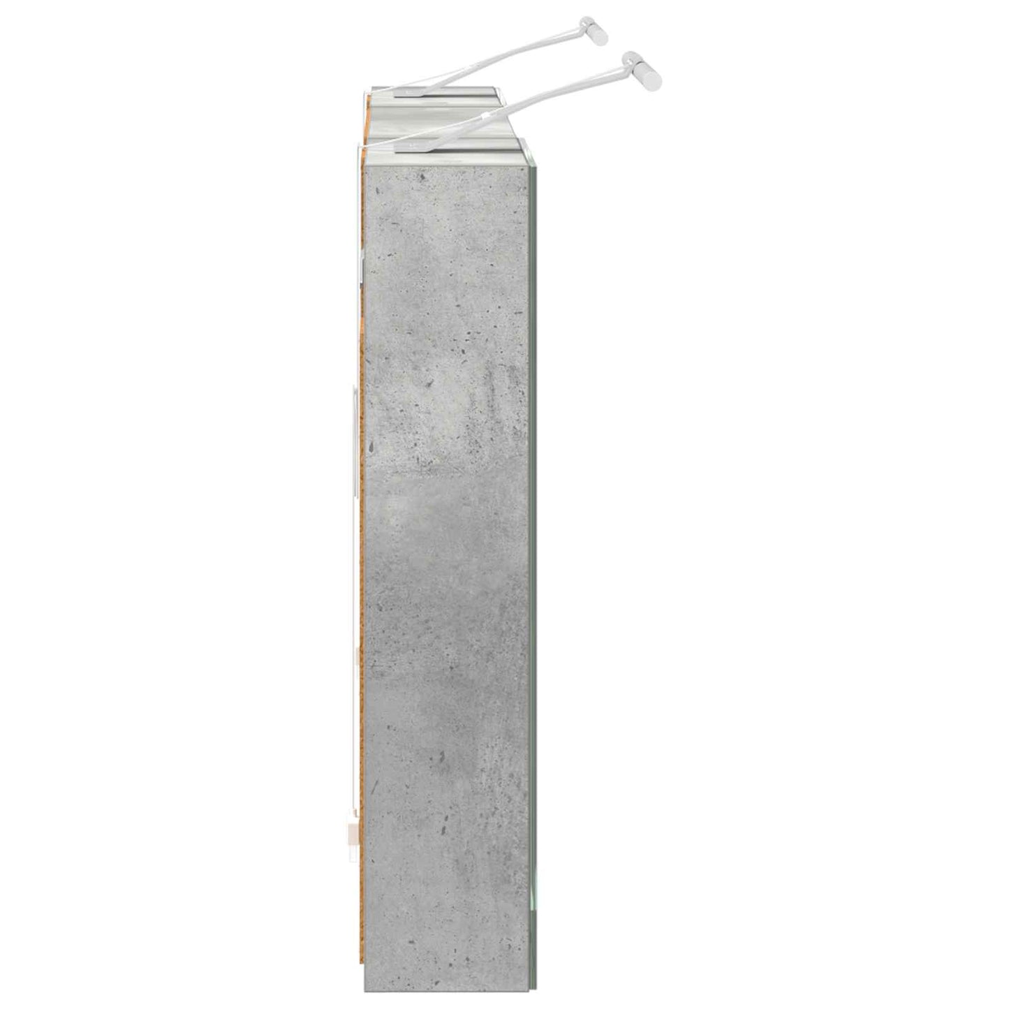Badkamerkastenset 3 pcs 100 x 10,5 x 50 cm Bewerkt hout