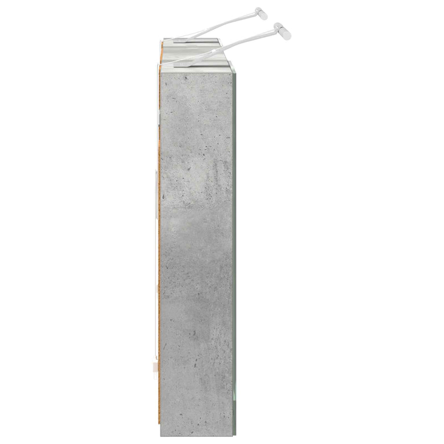 Badkamerkastenset 3 pcs 100 x 10,5 x 50 cm Bewerkt hout