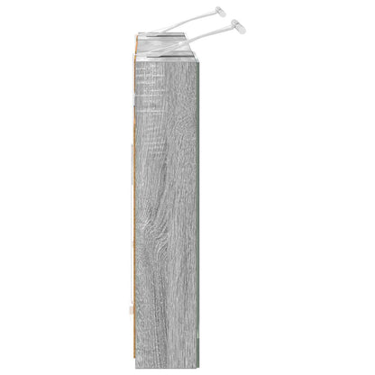 Badkamerkastenset 3 pcs 100 x 10,5 x 50 cm Bewerkt hout