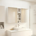 Bathroom Cabinet Set 3 pcs 100 x 10.5 x 60.5 cm Engineered Wood