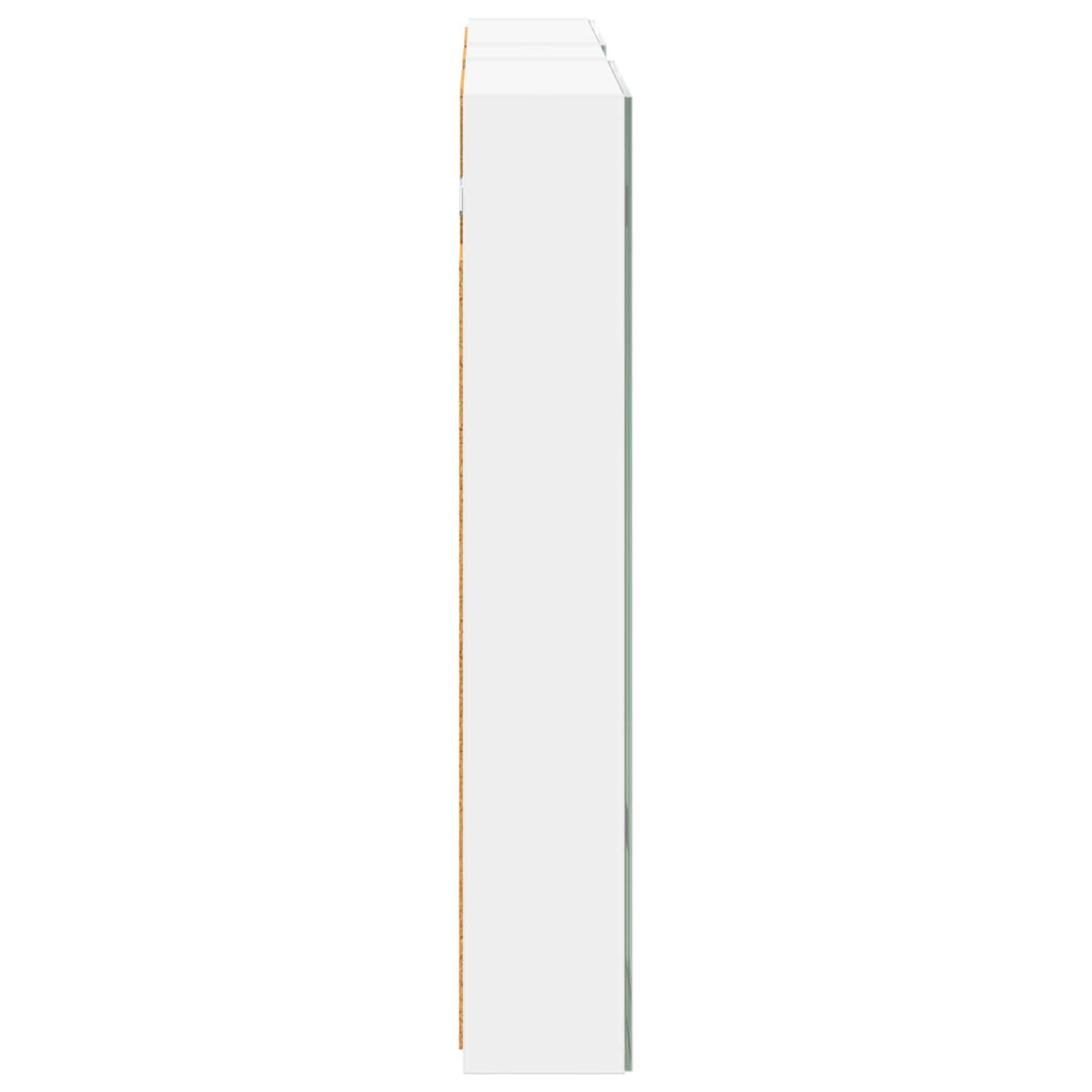 Badkamerkastenset 3 pcs 100 x 10,5 x 60,5 cm Bewerkt hout