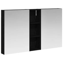 Badkamerkastenset 3 pcs 100 x 10,5 x 60,5 cm Bewerkt hout