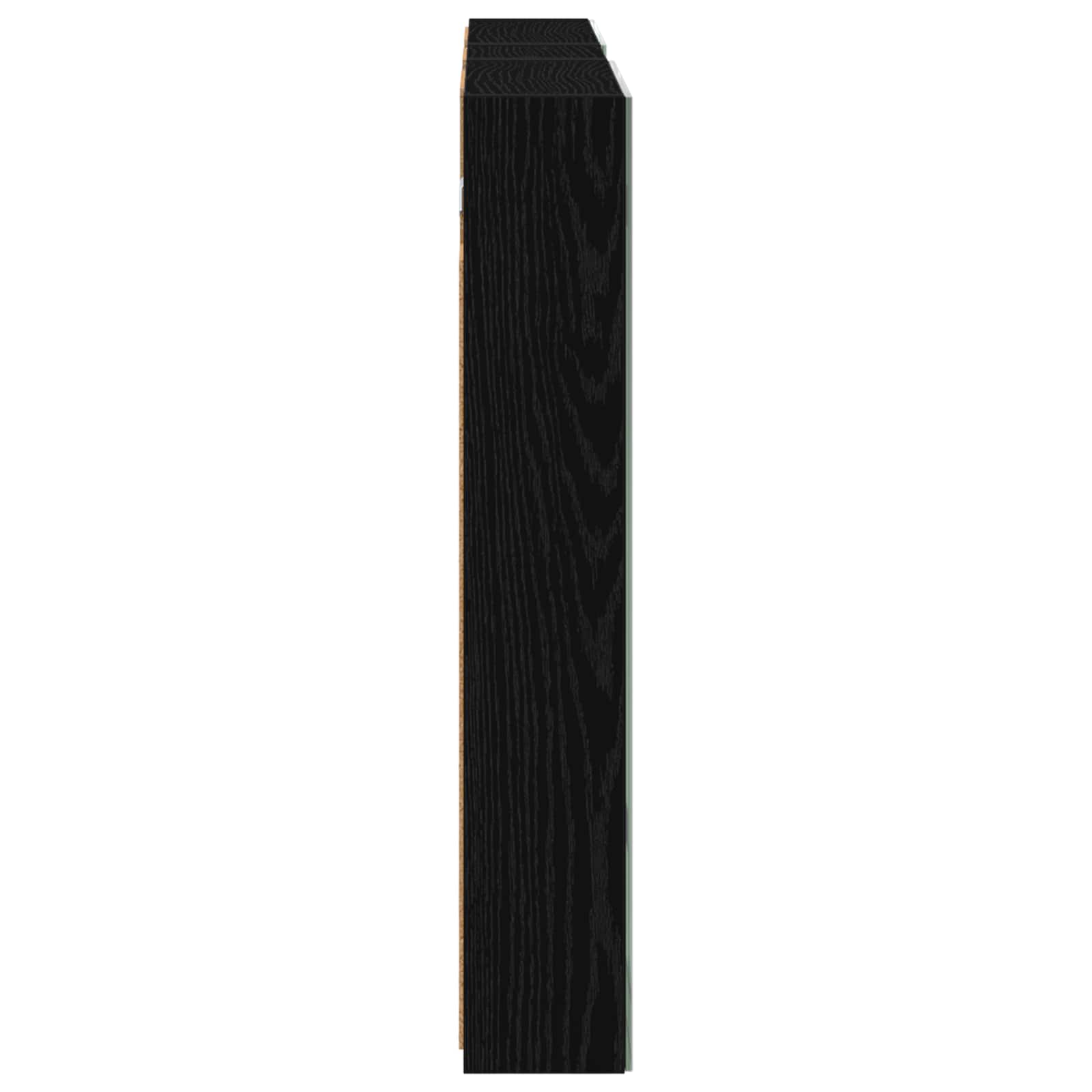 Badkamerkastenset 3 pcs 100 x 10,5 x 60,5 cm Bewerkt hout