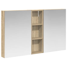 Badkamerkastenset 3 pcs 100 x 10,5 x 60,5 cm Bewerkt hout
