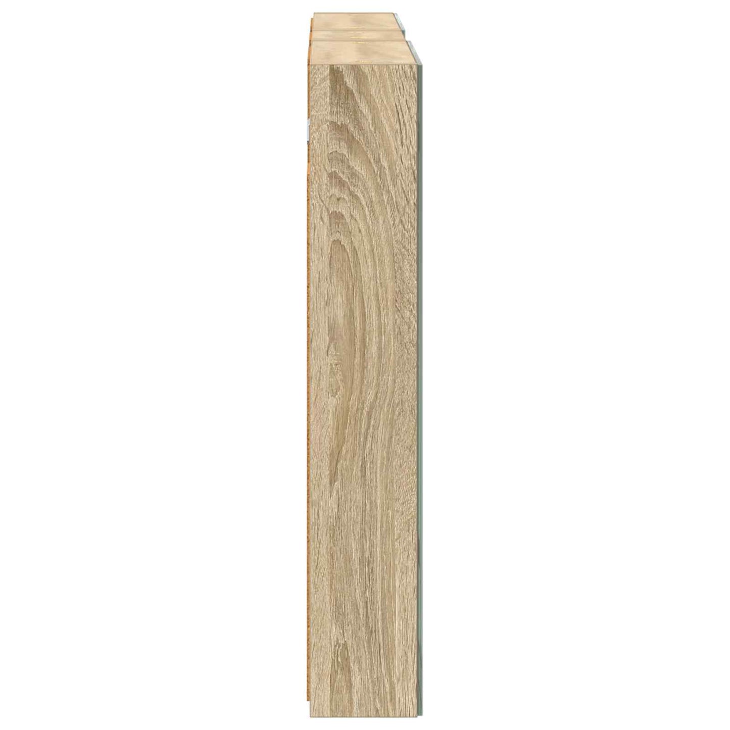 Badkamerkastenset 3 pcs 100 x 10,5 x 60,5 cm Bewerkt hout