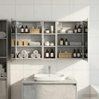 Bathroom Cabinet Set 3 pcs 100 x 10.5 x 60.5 cm Engineered Wood