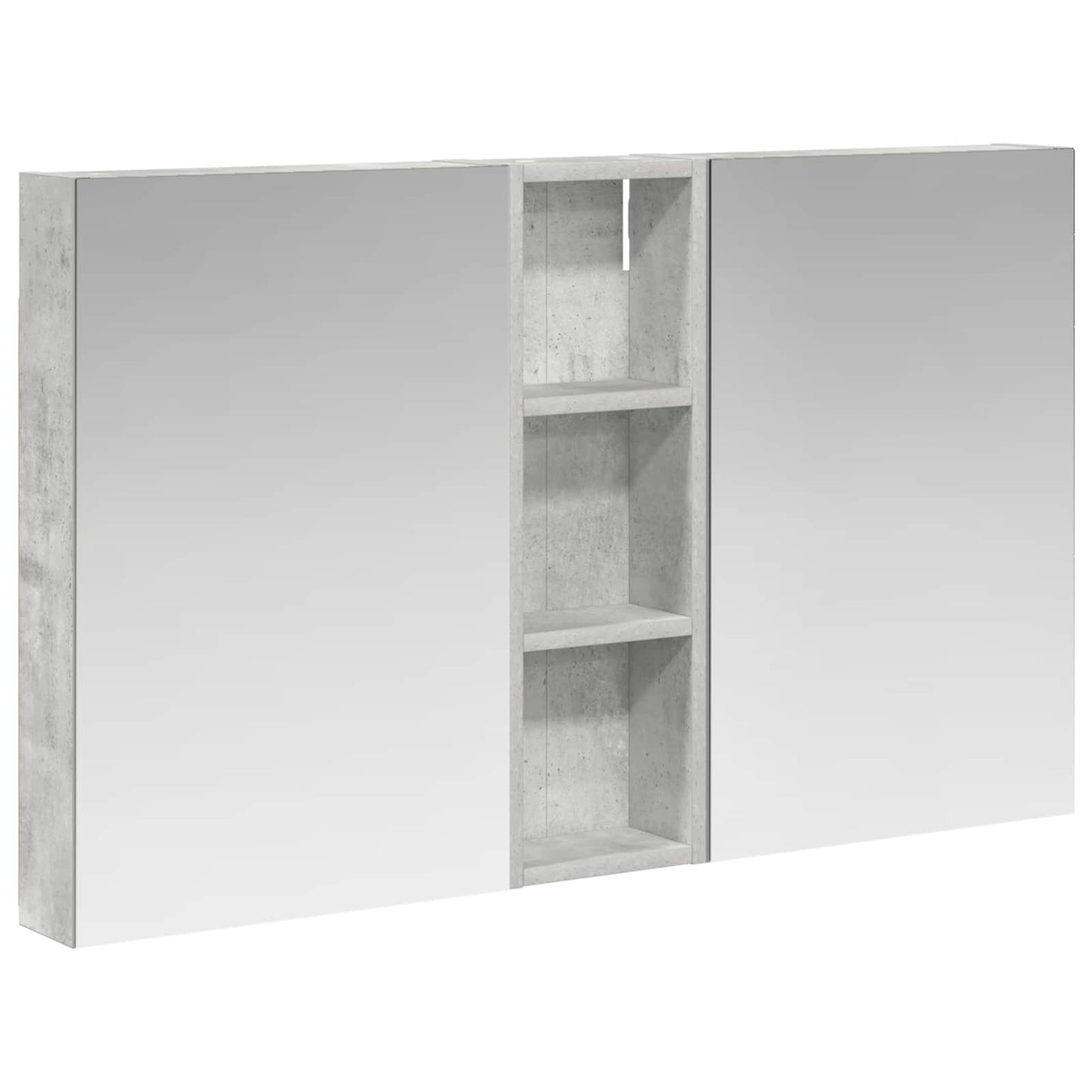 Badkamerkastenset 3 pcs 100 x 10,5 x 60,5 cm Bewerkt hout