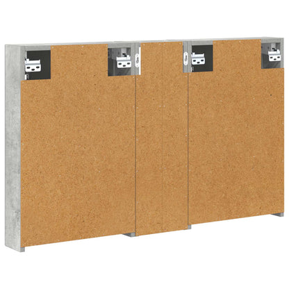 Badkamerkastenset 3 pcs 100 x 10,5 x 60,5 cm Bewerkt hout