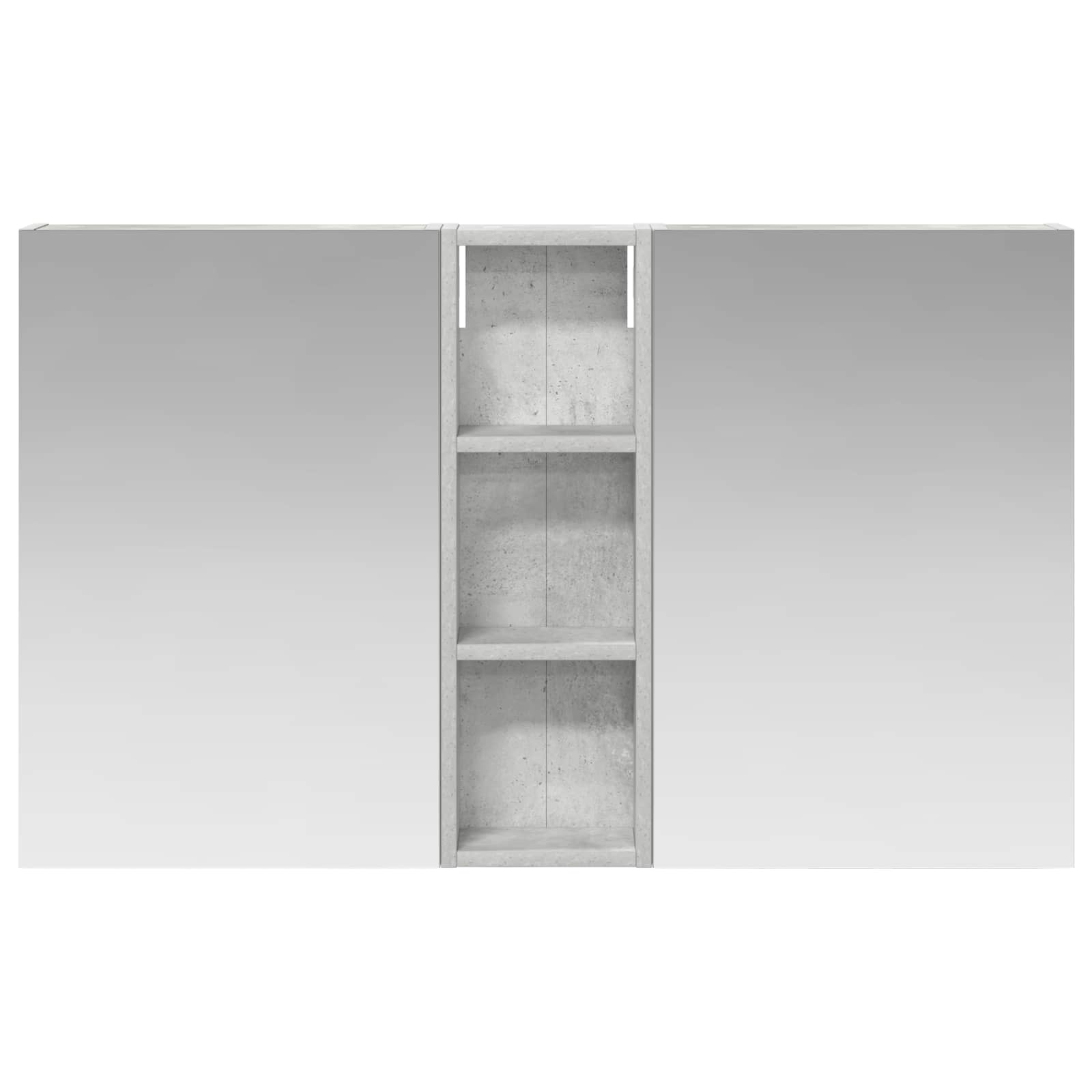 Badkamerkastenset 3 pcs 100 x 10,5 x 60,5 cm Bewerkt hout