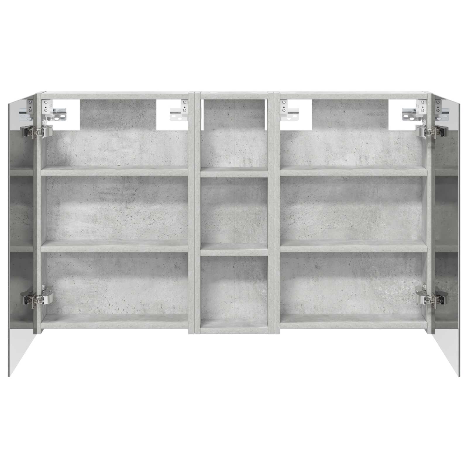 Badkamerkastenset 3 pcs 100 x 10,5 x 60,5 cm Bewerkt hout