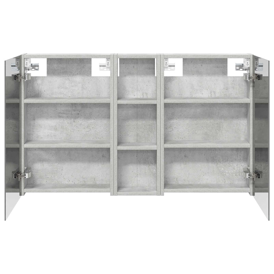 Badkamerkastenset 3 st 100 x 10,5 x 60,5 cm Bewerkt hout