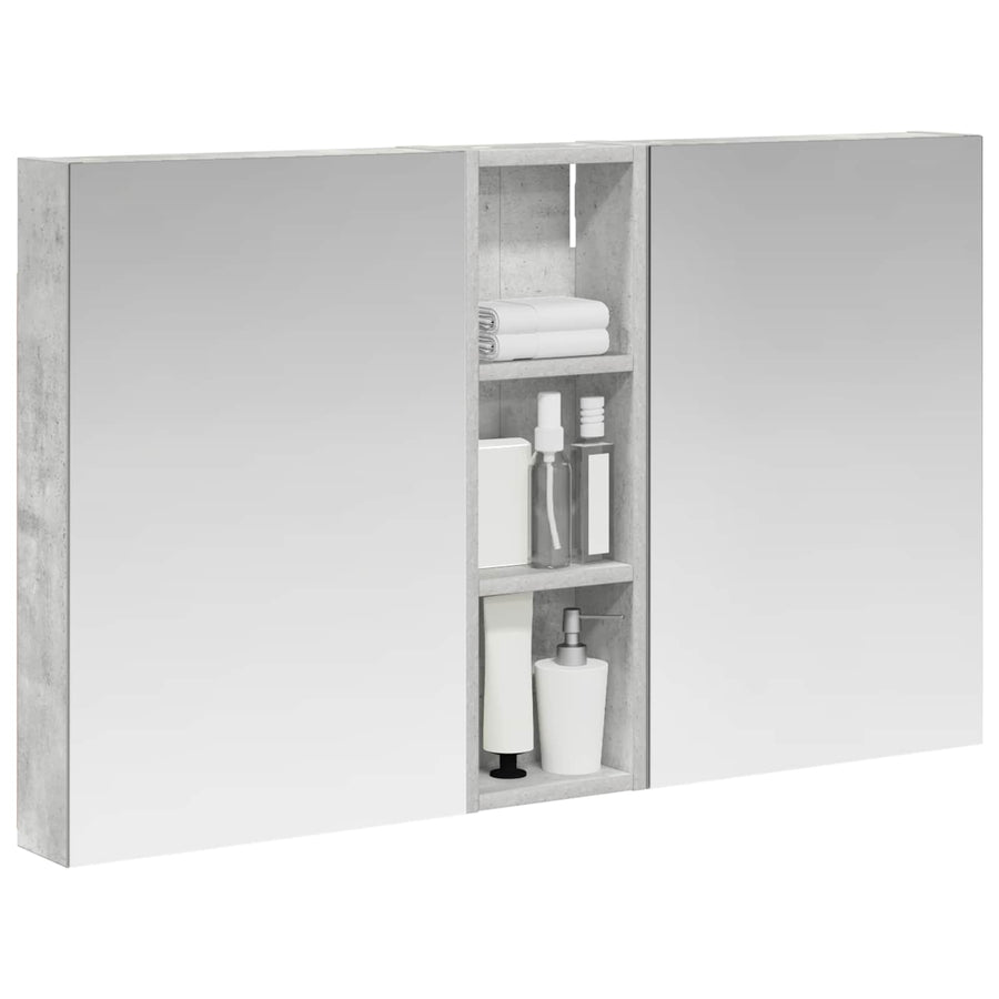 Badkamerkastenset 3 st 100 x 10,5 x 60,5 cm Bewerkt hout