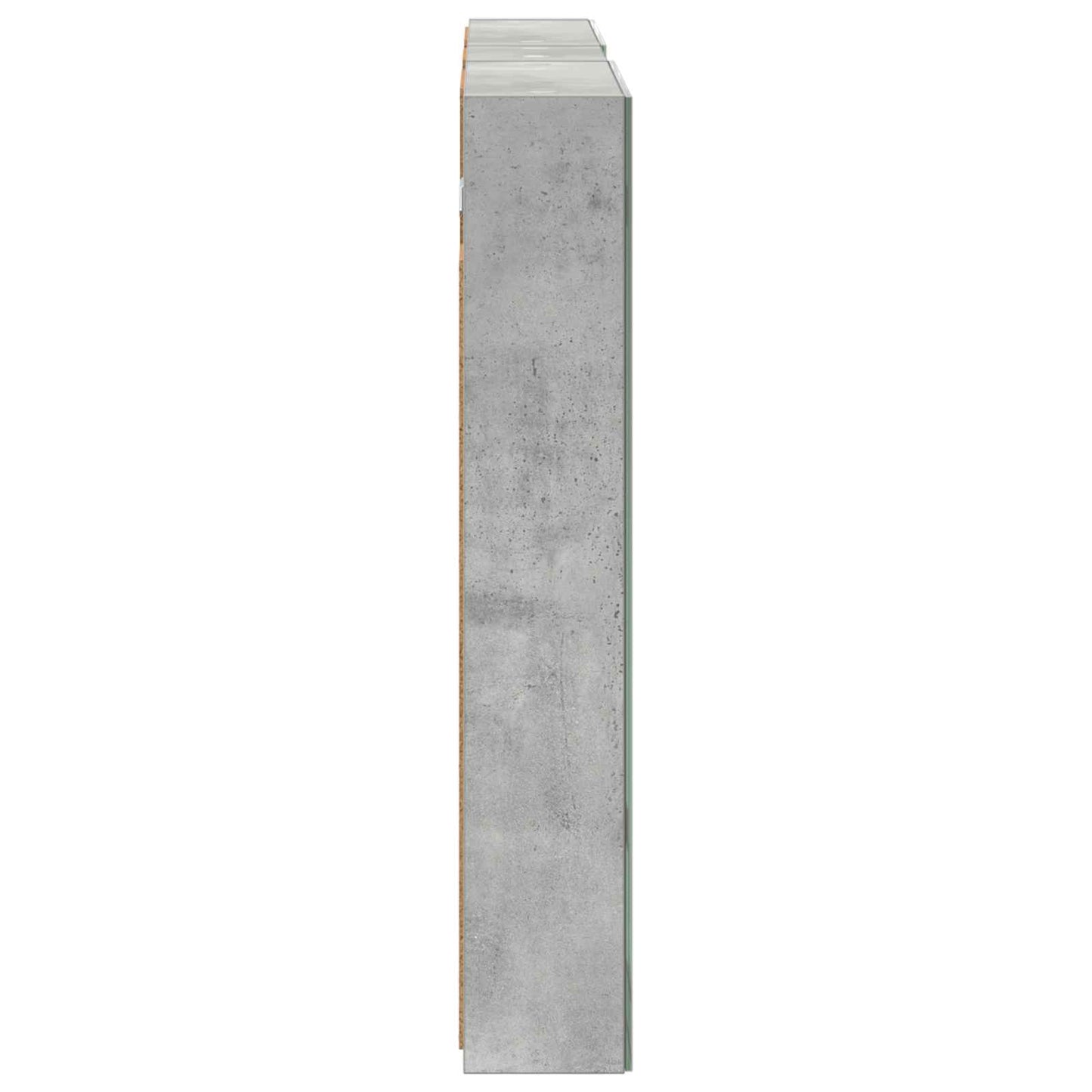 Badkamerkastenset 3 pcs 100 x 10,5 x 60,5 cm Bewerkt hout