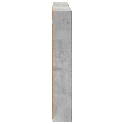 Badkamerkastenset 3 pcs 100 x 10,5 x 60,5 cm Bewerkt hout