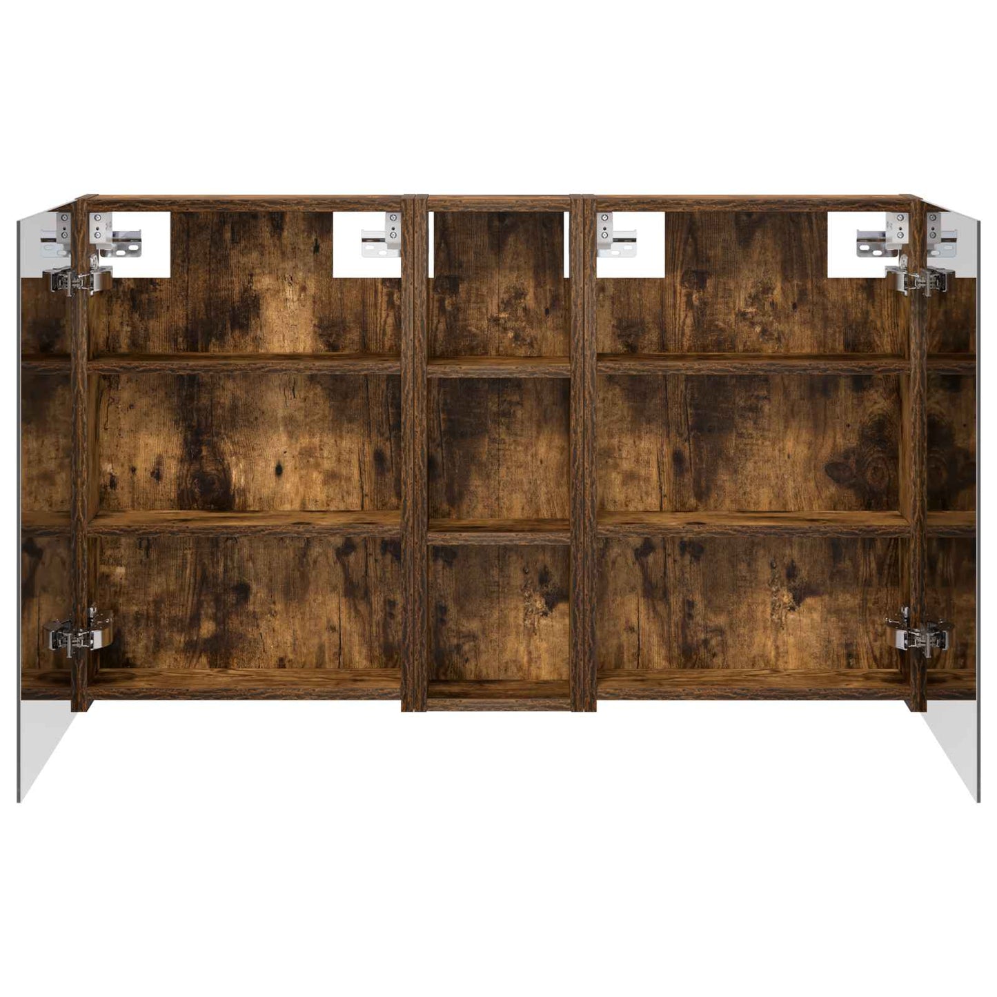 Badkamerkastenset 3 pcs 100 x 10,5 x 60,5 cm Bewerkt hout