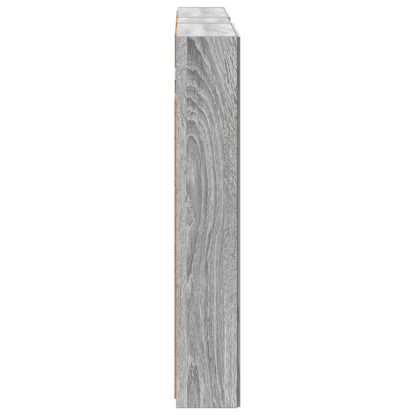 Badkamerkastenset 3 pcs 100 x 10,5 x 60,5 cm Bewerkt hout