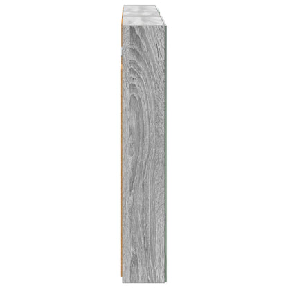 Badkamerkastenset 3 pcs 100 x 10,5 x 60,5 cm Bewerkt hout