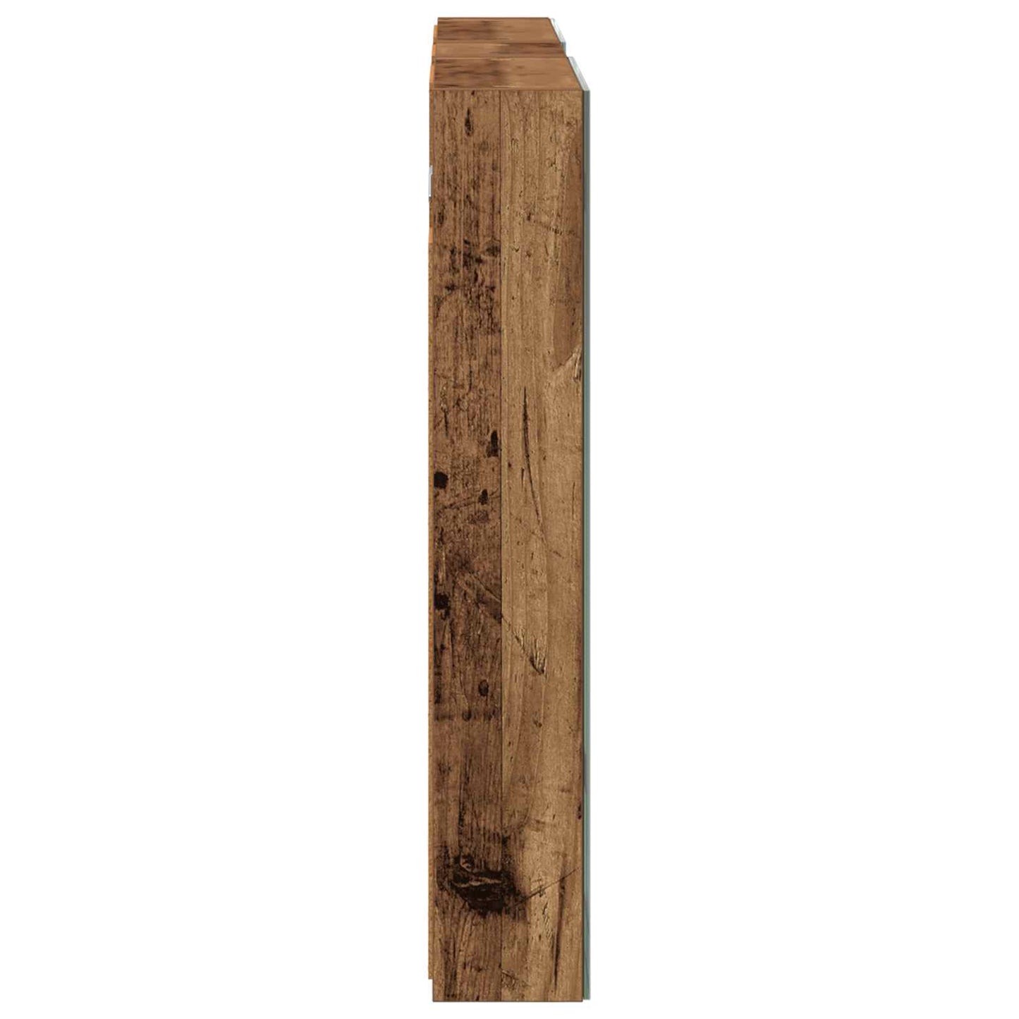 Badkamerkastenset 3 pcs 100 x 10,5 x 60,5 cm Bewerkt hout